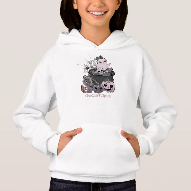 Cute Halloween Personalized Hoodie T Shirt (Framsida)