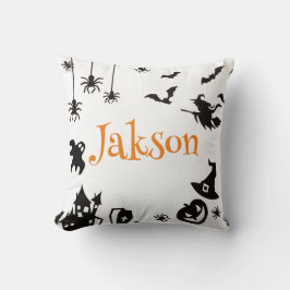 Cute Halloween Personlig Dekorativ kudde - Anpassn