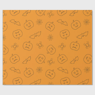 Cute Halloween-presentationen är papper. Presentpapper
