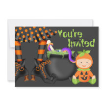 Cute Halloween Pumpkin Baby 1:a födelsedagen