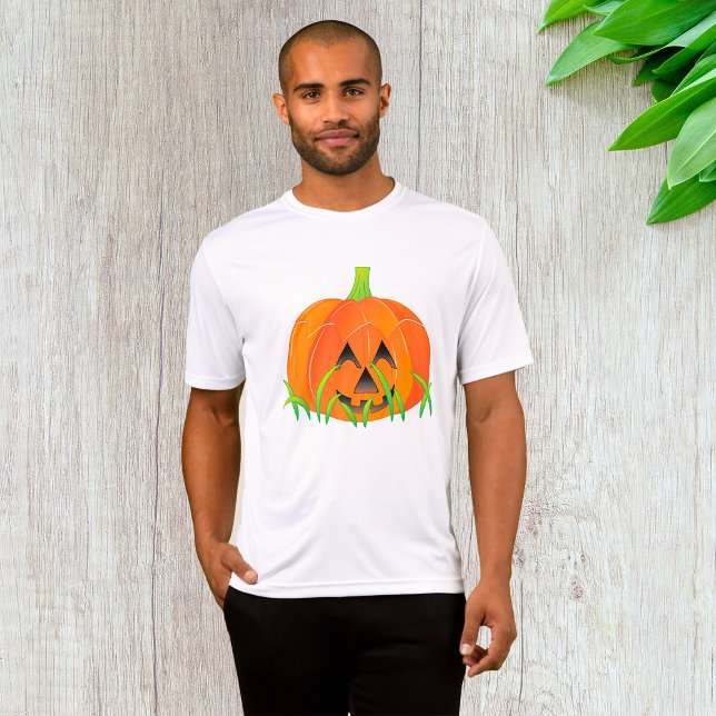 Cute Halloween Pumpkin Jack-O-Lantern T Shirt (Skapare uppladdad)