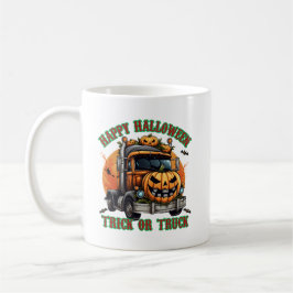 Cute Halloween Pumpkin Lastbil Kids Spooky Festive Kaffemugg