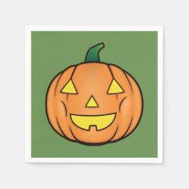 Cute Halloween Pumpkin Pappersservett