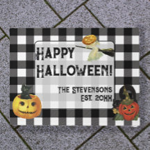Cute Halloween Pumpkins Anpassningsbar Family Namn