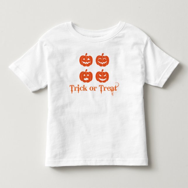 Cute Halloween Pumpkins Shirt Tee Shirt (Framsida)