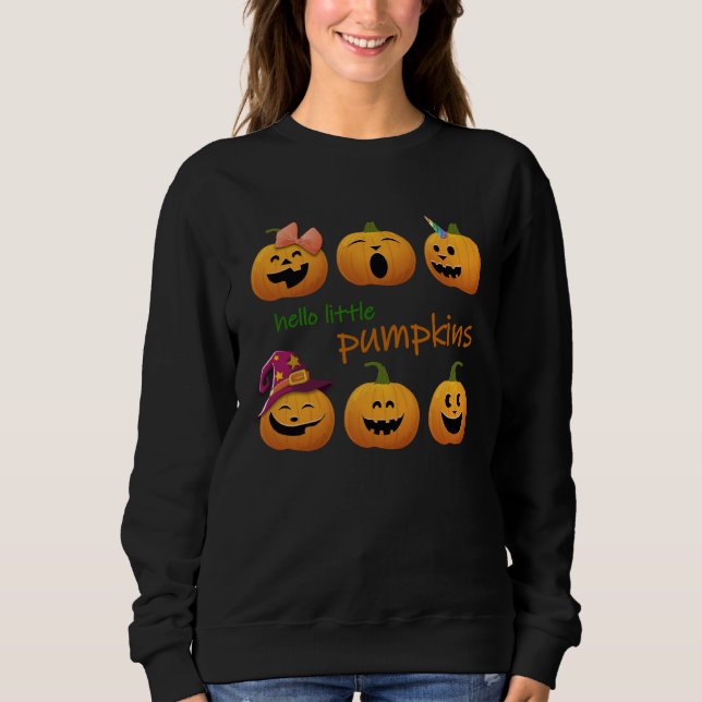 CUTE HALLOWEEN PUMPKINS T SHIRT (Framsida)