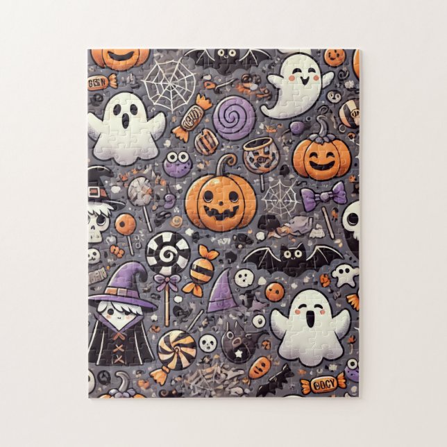 Cute Halloween Puzzle Pussel (Vertikal)