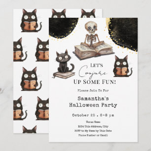 Cute Halloween Roligt Party-inbjudan Inbjudningar