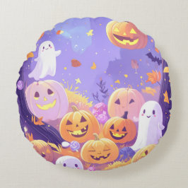 Cute Halloween Rund Kudde