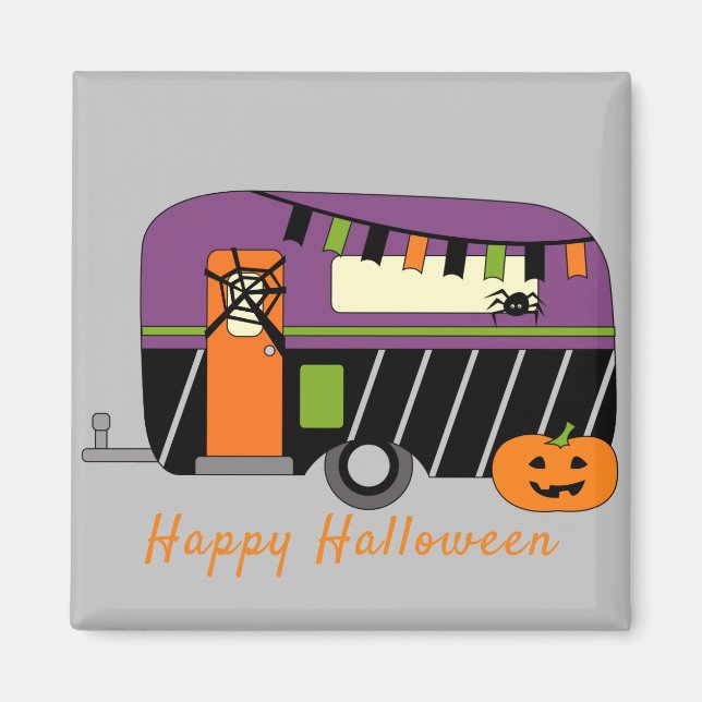 Cute Halloween RV Magnet (Framsidan)