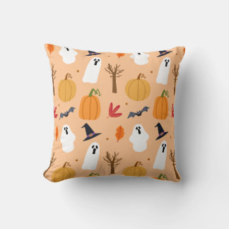 Cute Halloween-scoky mönster Kudde