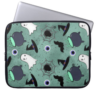 Cute Halloween Seamless Mönster Laptop Fodral