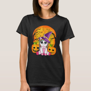 Cute Halloween Shirt Girls Women Witchy Unicorn Ha T