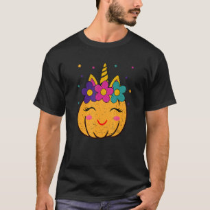 Cute Halloween Shirt Girls Women Witchy Unicorn Ha T