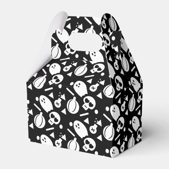 Cute Halloween Skull Confetti Pumpkin Sprinkles Presentaskar (Framsidan Sidan)