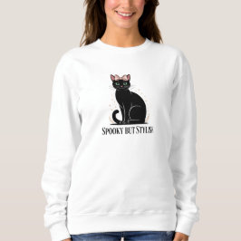 Cute Halloween Snyggt Black Cat T Shirt