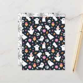 Cute Halloween Spöken papper svart