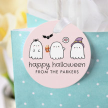 Cute Halloween Spöken Rosa
