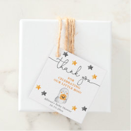 Cute Halloween-spökpumpdusch för babydusch Gåvor Etiketter