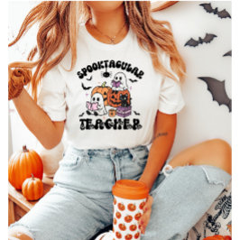 Cute Halloween Spooktacular Teacher T Shirt