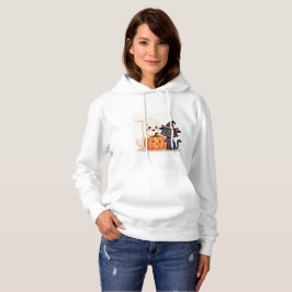 "Cute Halloween Squad | Kawaii Ghost & Pumpkin T Shirt