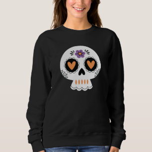 Cute Halloween Sugar Skull T Shirt