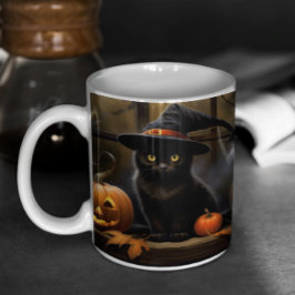Cute Halloween Svarta katter 24 Mugg