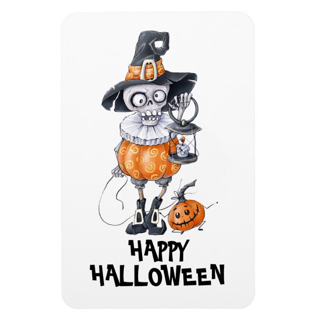 Cute halloween-tecken magnet (Vertikal)