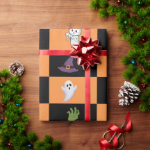 Cute Halloween-tecken Mönster