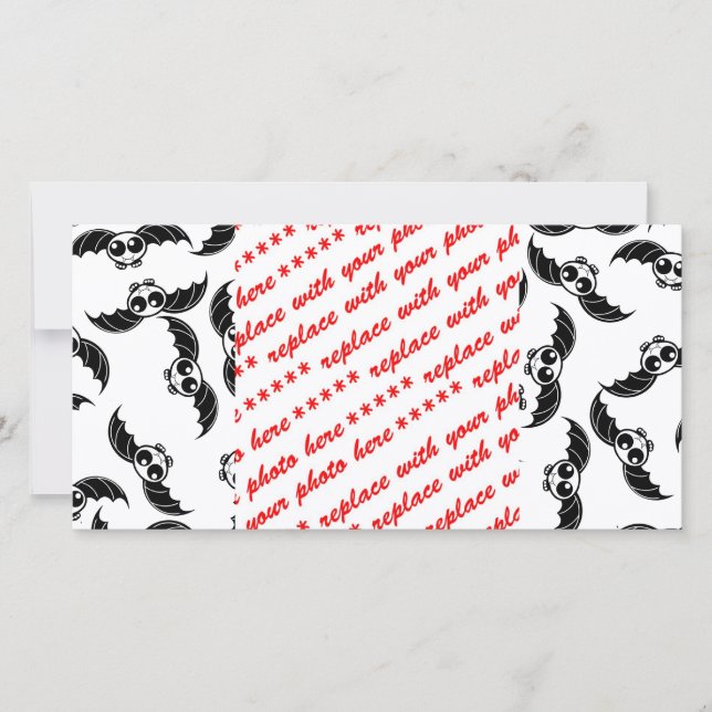 Cute Halloween Tecknad Fladdermus (Framsida)