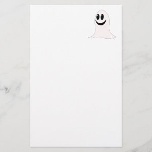 Cute Halloween Tecknad Ghost Brevpapper