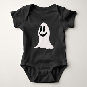 Cute Halloween Tecknad Ghost T Shirt