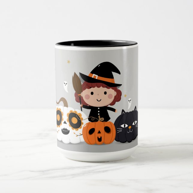Cute Halloween Theme Mugg (Center)