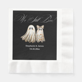 Cute Halloween-Thned Bröllop-årsdag Pappersservett