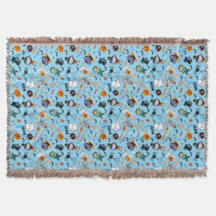 Cute Halloween Throw Blanket Filt