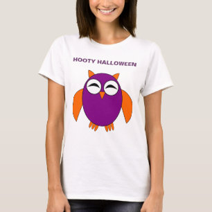Cute Halloween Uggla Anpassningsbar T Shirt