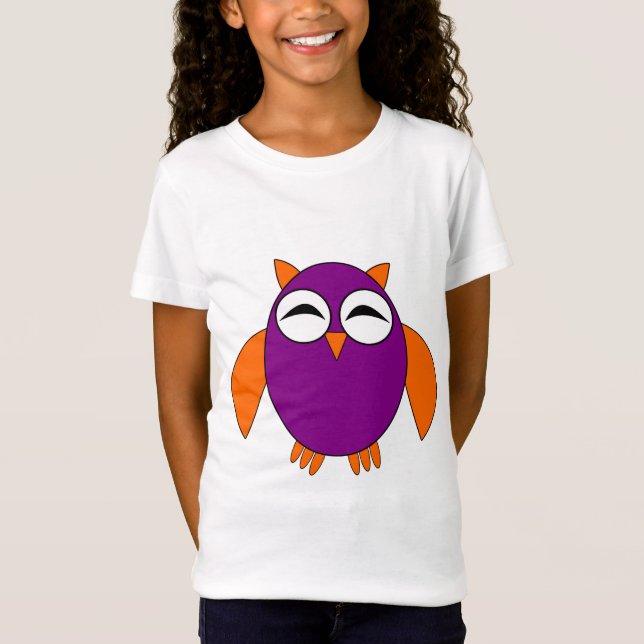 Cute Halloween Uggla Kids T Shirt (Framsida)