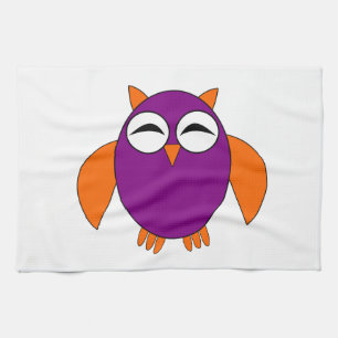Cute Halloween Uggla Kitchen Towel Kökshandduk