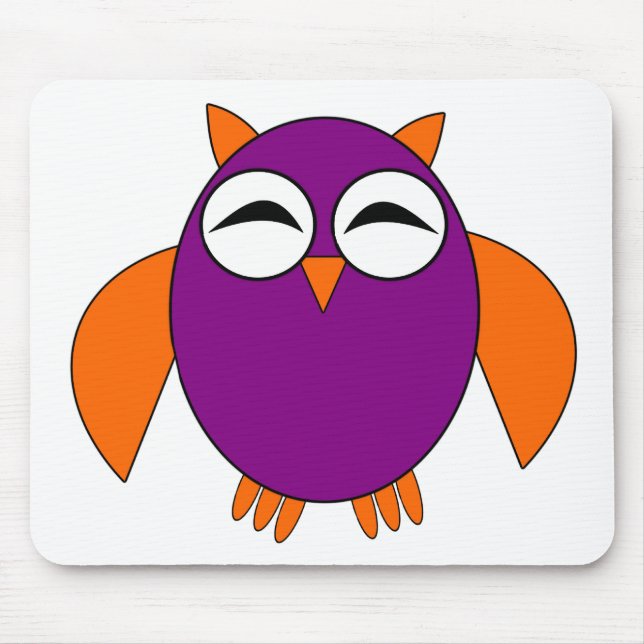 Cute Halloween Uggla Mousepad Musmatta (Framsidan)