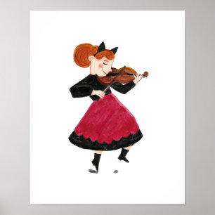 Cute Halloween-ungar är ett trick och behandlar pa Poster