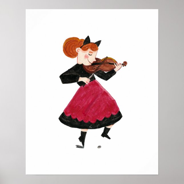 Cute Halloween-ungar är ett trick och behandlar pa Poster (Framsidan)