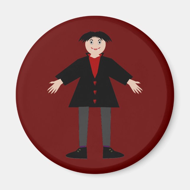 Cute Halloween Vampire Magnet (Framsidan)