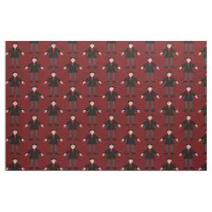 Cute Halloween Vampire Patterned Tyg