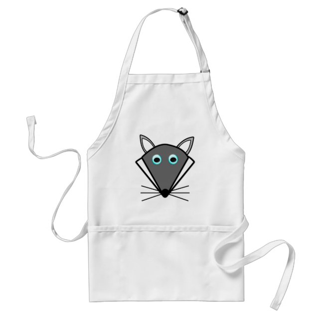 Cute Halloween Varg Cooking Apron Förkläde (Framsidan)