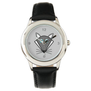 Cute Halloween Varg Kids Watch med nummer Armbandsur