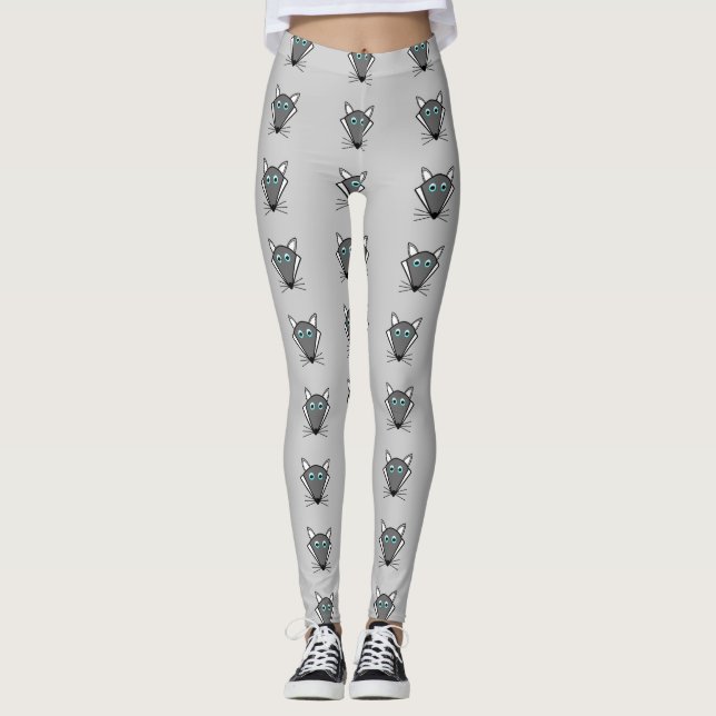 Cute Halloween Varg Leggings (Framsida)