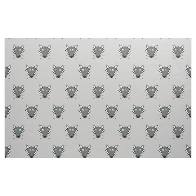 Cute Halloween-Varg med mönster Tyg (Fat Quarter)