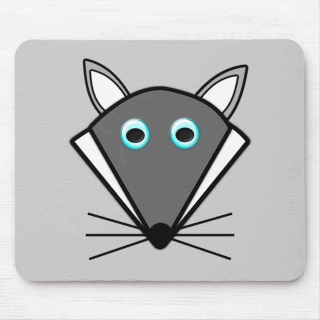 Cute Halloween Varg Mousepad Musmatta (Framsidan)