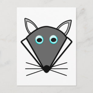 Cute Halloween-Vargens vykort