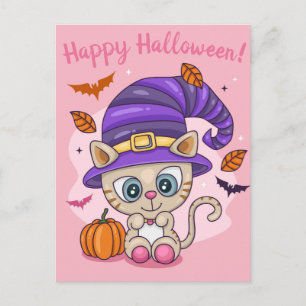 Cute Halloween Vykort